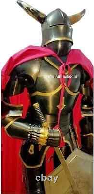 Medieval Knight Wearable Suit Of Armour Crusader Combat Full Body Armour