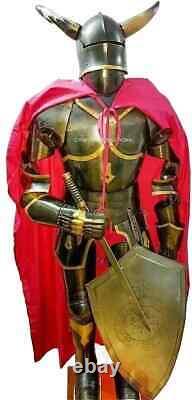 Medieval Knight Wearable Suit Of Armour Crusader Combat Full Body Armour