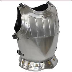 Medieval Knight Wearable Suit of Armor 18 Gauge Mild Steel Breastplate LARP SCA