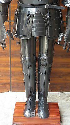 Medieval-Knight-Wearable-Suit-of-Armor-Adult-Size-with-Display-Stand-NEW Medie