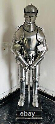 Medieval Knight Wearable Suit of Armor WithTunic Combat Full Body Armour Christmas
