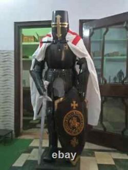 Medieval Knight Wearable full Suit Of Armor, Halloween Armor, Crusader Gothic