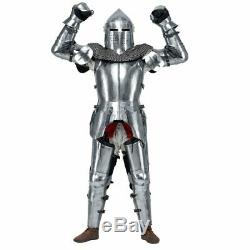 Medieval Knight's Armor Set SCA LARP steel armor Suit Replica