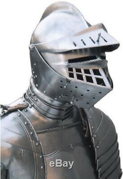 Medieval Knight's Armor Suit 14-15th Century SCA LARP Templar armor Suit Replica