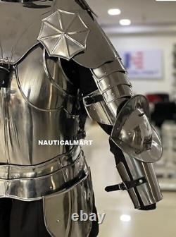 Medieval LARP Suit Of Armor- Gothic wearable Suit Of Armor Knight Cosplay Armour