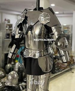 Medieval LARP Suit Of Armor- Gothic wearable Suit Of Armor Knight Cosplay Armour