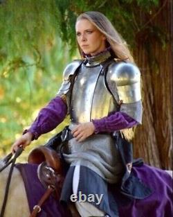 Medieval Lady Armor Suit, Medieval Knight Warrior Female Cuirass Steel Armor