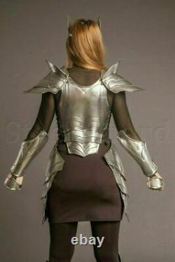 Medieval Lady Cuirass Armor Larp Knight Suit of Armor Female Cosplay Costume