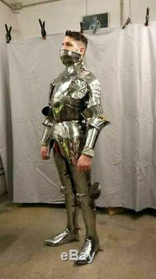 Medieval Larp Gothic Full Body Suit Of Armor Battle Knight Reenactment Armour