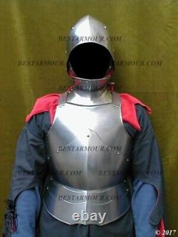 Medieval Larp Gothic Half Body Armor Suit Knight Half Armor Suit A4