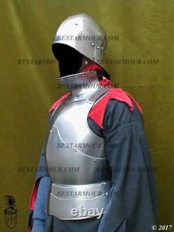 Medieval Larp Gothic Half Body Armor Suit Knight Half Armor Suit A4