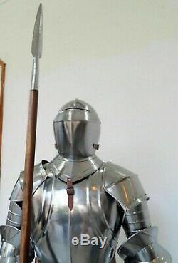 Medieval Larp Knight Wearable Full Suit Of Armor Reenactment Costume