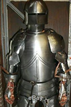 Medieval Larp Knight Wearable Full Suit Of Armor Reenactment Costume Suit