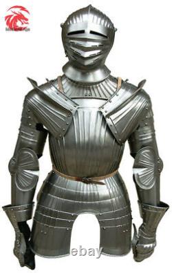 Medieval Maximillian Knight Half Armor Suit Battle Warrior Larp Armor Costume