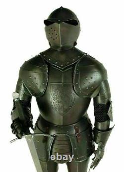 Medieval Movie Knight Wearable Suit Of Armor Crusader Gothic Full Body Armour