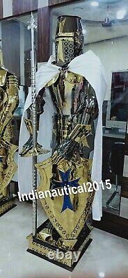 Medieval New Knight Suit Armor Combat Full Body Armour Templar Armour Halloween