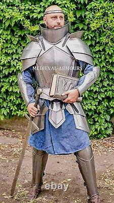 Medieval Paladin Armor Suit for SCA LARP Reenactment Realistic Cosplay Knight