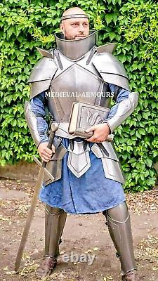 Medieval Paladin Armor Suit for SCA LARP Reenactment Realistic Cosplay Knight