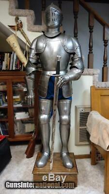 Medieval Plate Armor Suit Knight Full Body Armor Suit Battle Ready Suit
