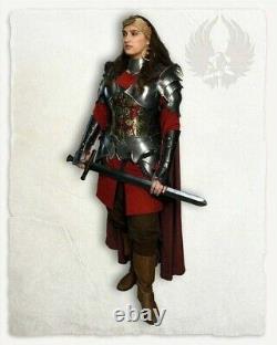 Medieval Queen Lady Armor Knight Woman Full Suit Of Armor Cosplay Costume