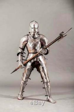 Medieval Rare Knight Wearable Suit Of Armor Crusader Combat Full Body Armour
