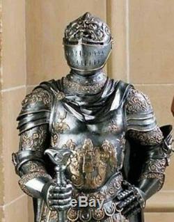 Medieval Replica Italian King's Knight Guard Battle Suite of Armor 39.5 Statue