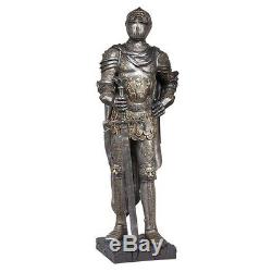 Medieval Replica Italian King's Knight Guard Battle Suite of Armor 39.5 Statue
