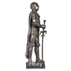 Medieval Replica Italian King's Knight Guard Battle Suite of Armor 39.5 Statue