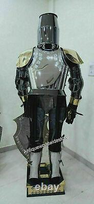 Medieval Stainless Steel Rust Free Costume Full Body Wearable Knight Armor Suit