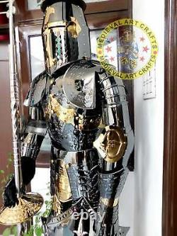 Medieval Stainless Steel Rust free full body Wearable Knight Armor Suit