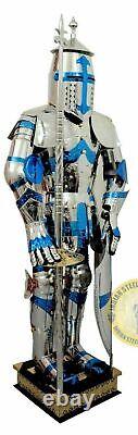 Medieval Stainless Steel rust free full body Knight Armor Suit Designer handmade