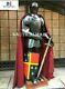 Medieval Steel Black Wearable Knight Crusader Full Suit of Armour Costume Shield