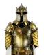 Medieval Steel Kingsguard Half Body Armor Suit SCA Larp Warrior Knight Armour