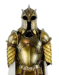Medieval Steel Kingsguard Half Body Armor Suit SCA Larp Warrior Knight Armour