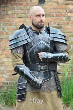 Medieval Steel Larp Warrior Kingsguard Half Body Armor Suit Knight Full Suit