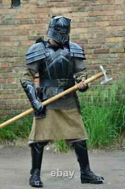 Medieval Steel Larp Warrior Kingsguard Half Body Armor Suit Knight Full Suit