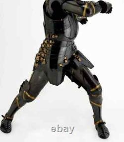 Medieval Suit Full Steel Templar Knight Suit of Armour Wearable Black Costume