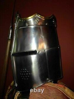 Medieval Suit Of Armor Knight Larp Templar Costume Crusader Full Body Armour War