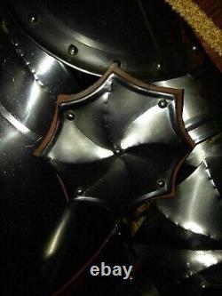 Medieval Suit Of Armor Knight Larp Templar Costume Crusader Full Body Armour War