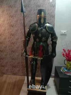 Medieval Templar Full Body Larp Mens Armour Wearable Knight Suit Of Armor Combat