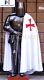 Medieval Templar Full Suit of Armor Dark Knight Costume LARP