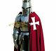Medieval Templar Knight King Full Suit Of Armour Wearable Armor Costume Set