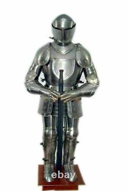 Medieval Templar Medieval Wearable Knight Combat Armor Full Suit With Stand gift