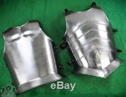 Medieval Templar Suit Of Knight Armor Solid Steel Chest Plate Role-play Sca Gift