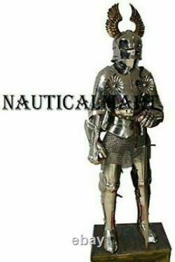 Medieval Warrior Knight Gothic Full Suit Of Armor Wearable Medieval Costume