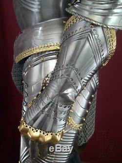 Medieval Warrior Knight Gothic Full Suit Of Armor Wearable Medieval Costume I