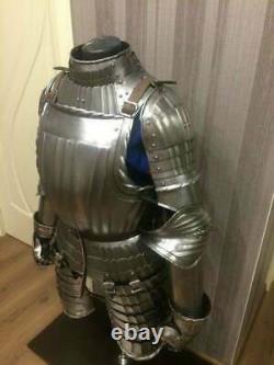 Medieval Warrior Knight Maximilian Half Body Armor Suit Fully Wearable
