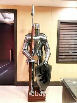 Medieval Wearable Costume Armour Knight Suit Of Armor Templar Full Body Shield