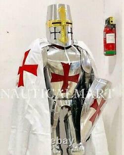 Medieval Wearable Costume Suit Of Armor Knight Crusader Gothic Full Body Armour