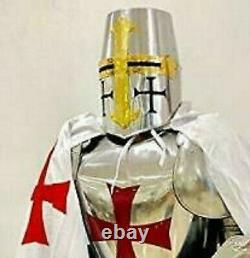 Medieval Wearable Costume Suit Of Armor Knight Crusader Gothic Full Body Armour